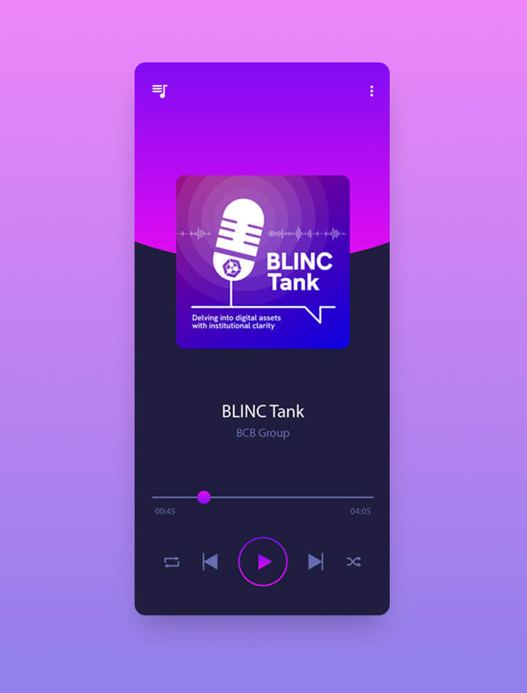 BCB Group — BLINC Tank podcast creative