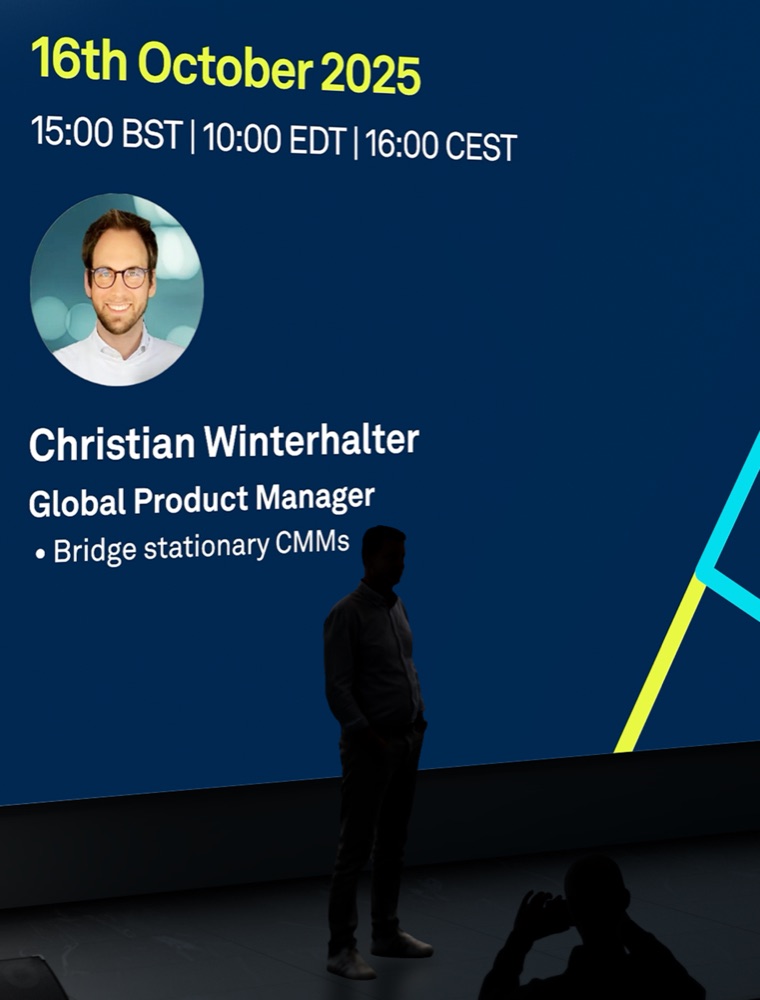 Hexagon — product webinar event creative