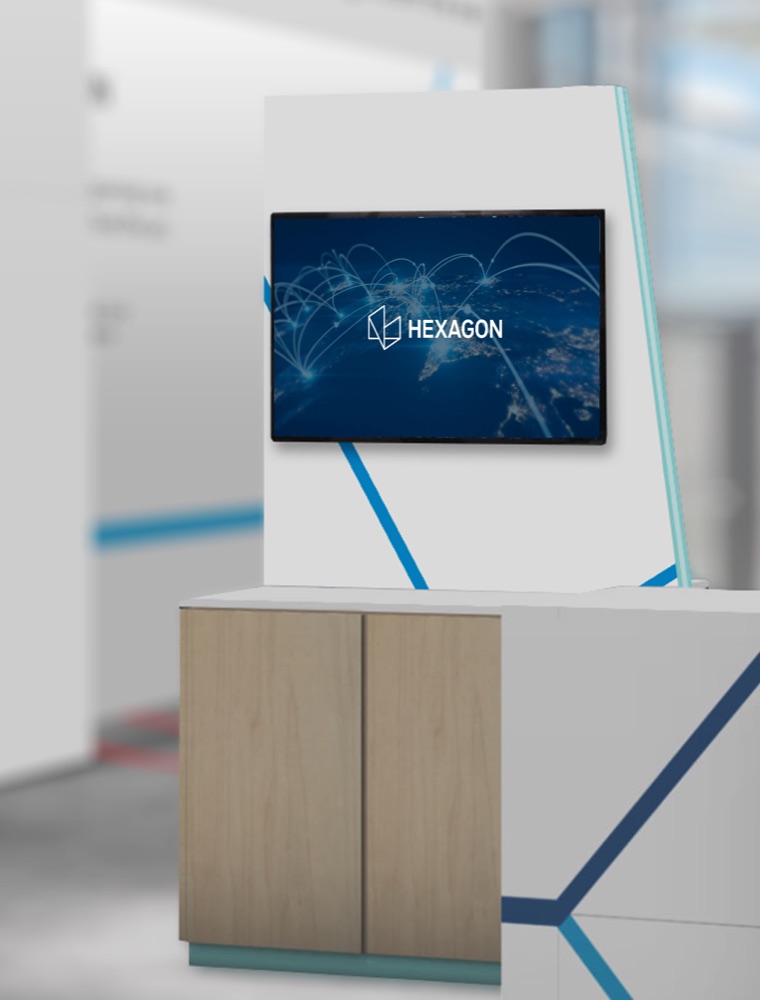 Hexagon — exhibition display stand
