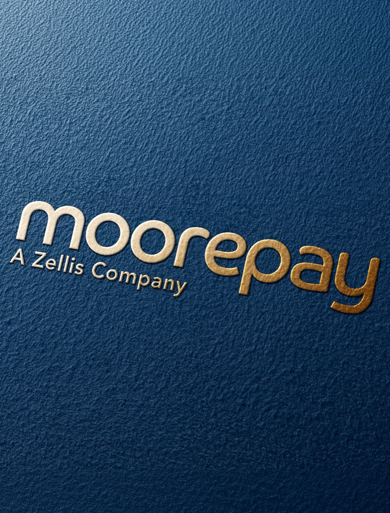 Moorepay — brand identity detail