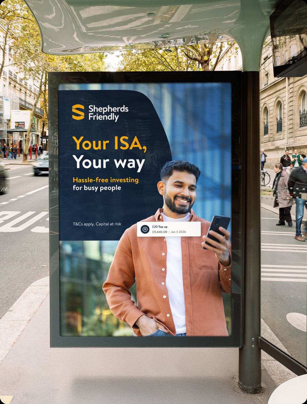 Shepherds Friendly — ISA outdoor advertising
