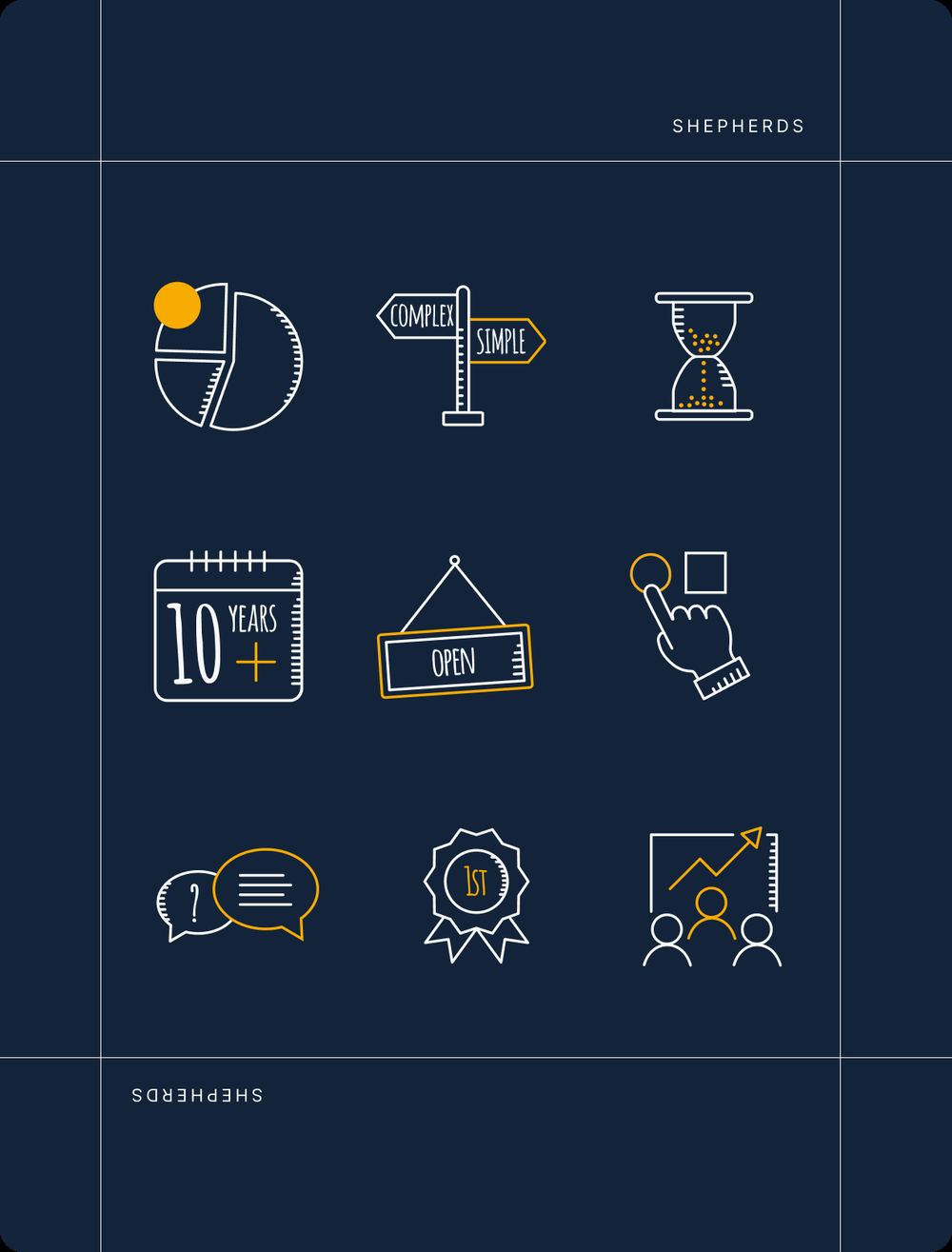 Shepherds Friendly — brand icon collection